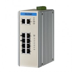 8GE PoE+2G Unmanaged Ethernet Switch 12V~24VDC, -40~75℃