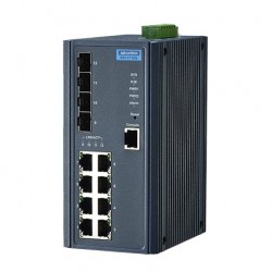 8 Gigabit + 4 SFP Managed Ethernet Switch Wide Temperature