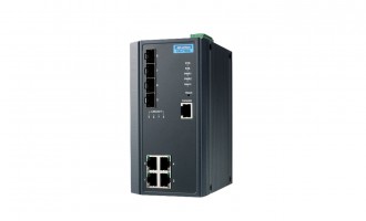 ETHERNET DEVICE, 8FE + 2G Combo Managed POE+ switch w/Wide temp
